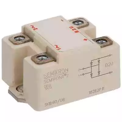 SEMIKRON INC SKB 60/08 Semiconductor, Diode, Bridge Rectifier, 60A, 800V, S