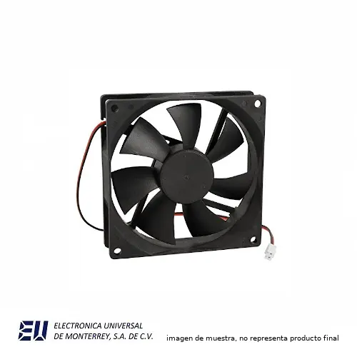 PIG992X25H24 Ventilador 24v 3 hilos medidas 92 x 92 x 25
