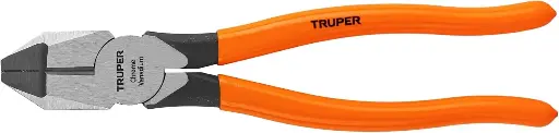 Truper T201-9, Pinza profesional para electricista 9", mango de vinil
