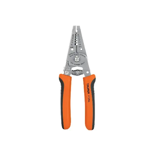 Truper PE-CA-6, Pinza pelacables en acero al carbono, 6"