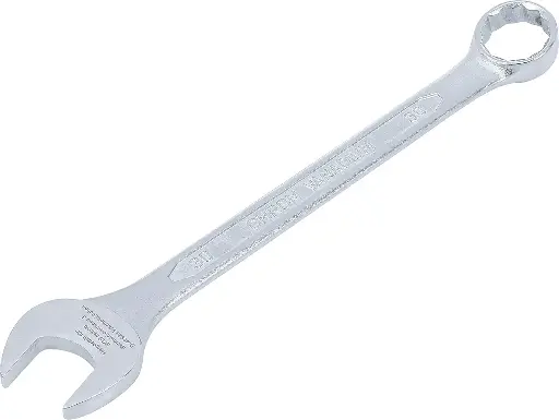 Llave combinada pulido espejo métrica, 12 puntas, 27 mm