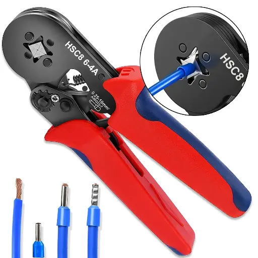 Pinza alicate crimpador abrazadera ponchador de terminal