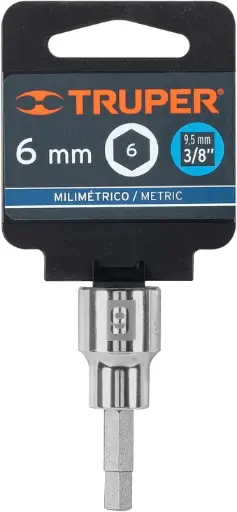 Dado punta hexagonal 6mm Trupper
