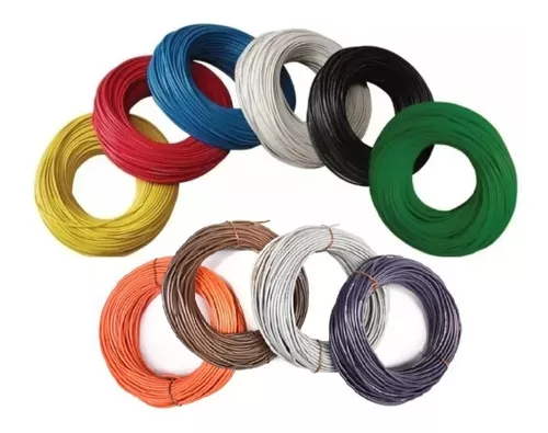 Cable automotriz color a elegir calibre 18 30 metros