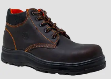 9899 Zapato de seguridad casco poliamida suela alemana 2D color tabaco