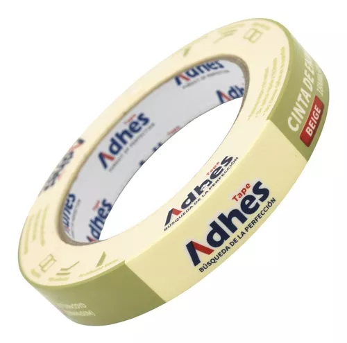 Cinta masking papel beige Adhes 18 mm x 50 m